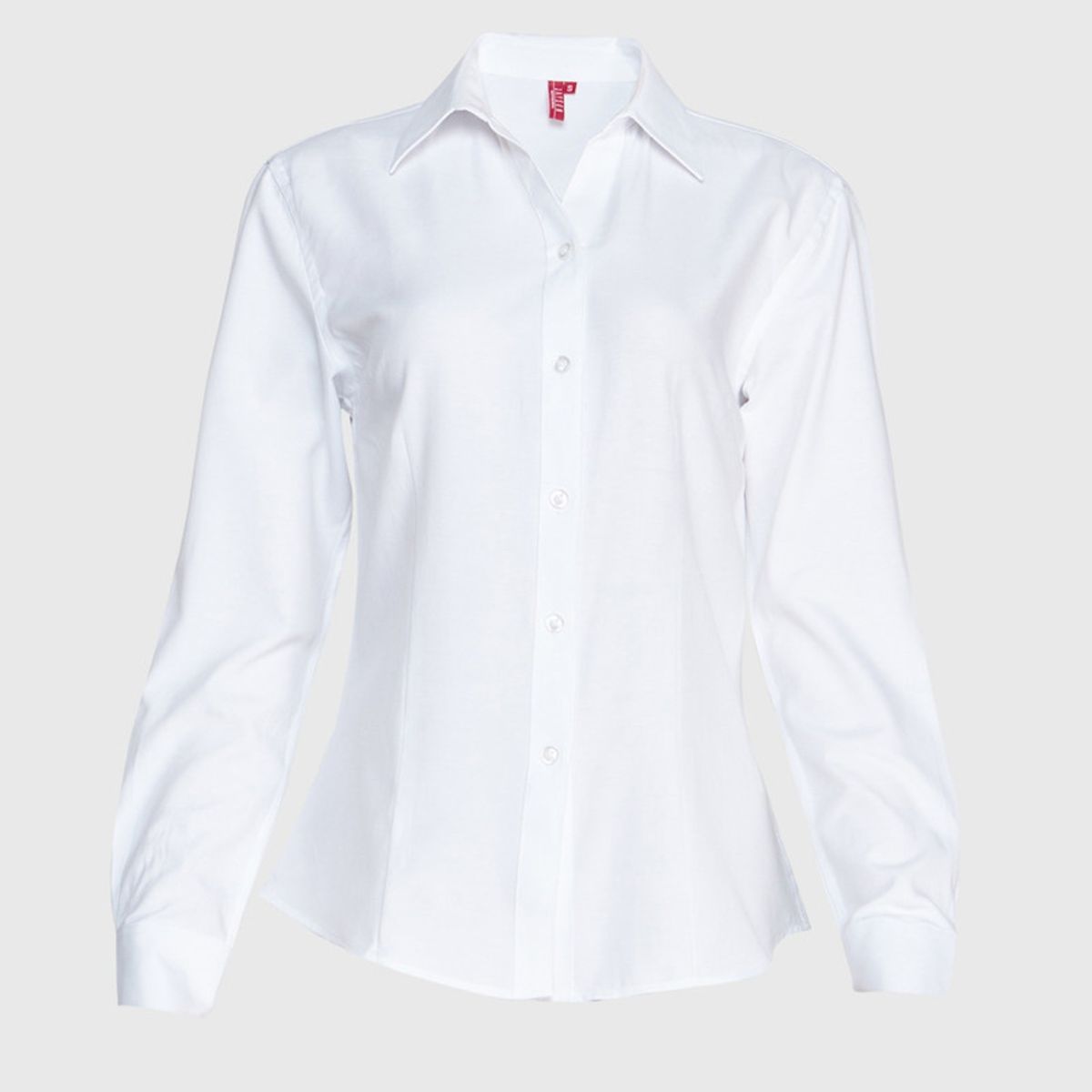 JAYSON - Blusa Oxford Cuello V M/L