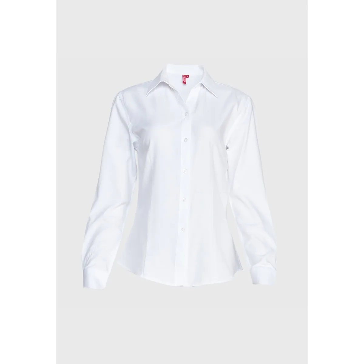 JAYSON - Blusa Oxford Cuello V M/L