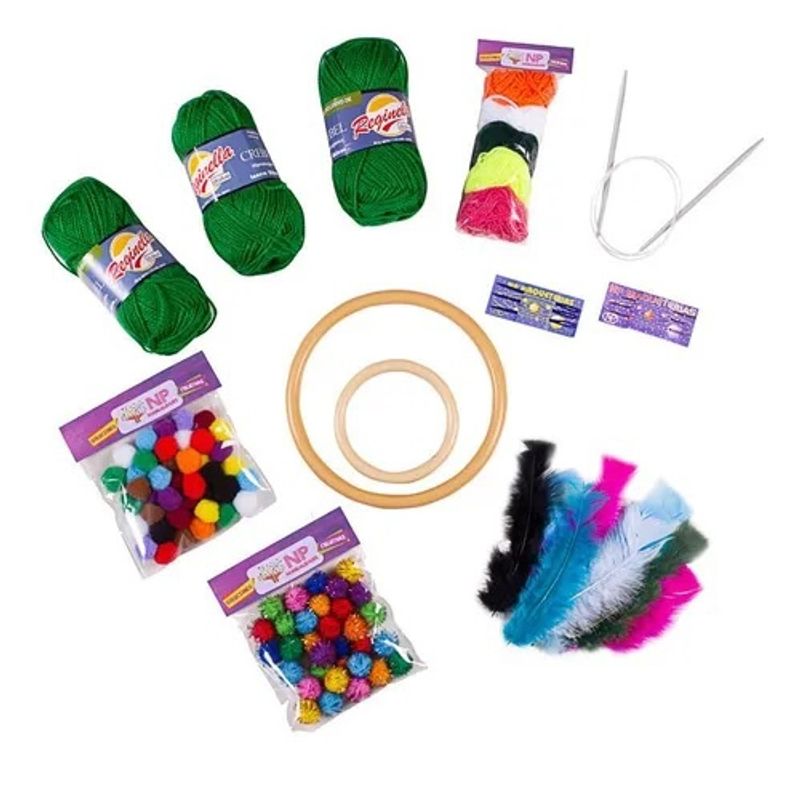GENERICO - Set De Manualidades Tejido Y Atrapasueños