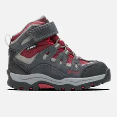 LIPPI - Botín Niño Puelo CS HI Velcro Gris Rojo