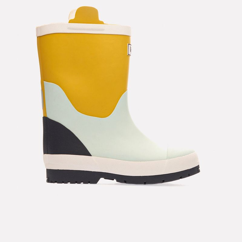 LIPPI - Bota Niña Muddy Boot Amarillo Celeste Lippi