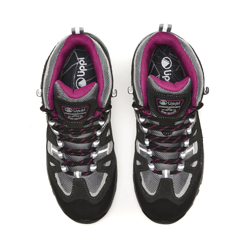 LIPPI Botín Mujer Puelo CS Hi Grafito Fucsia Lippi