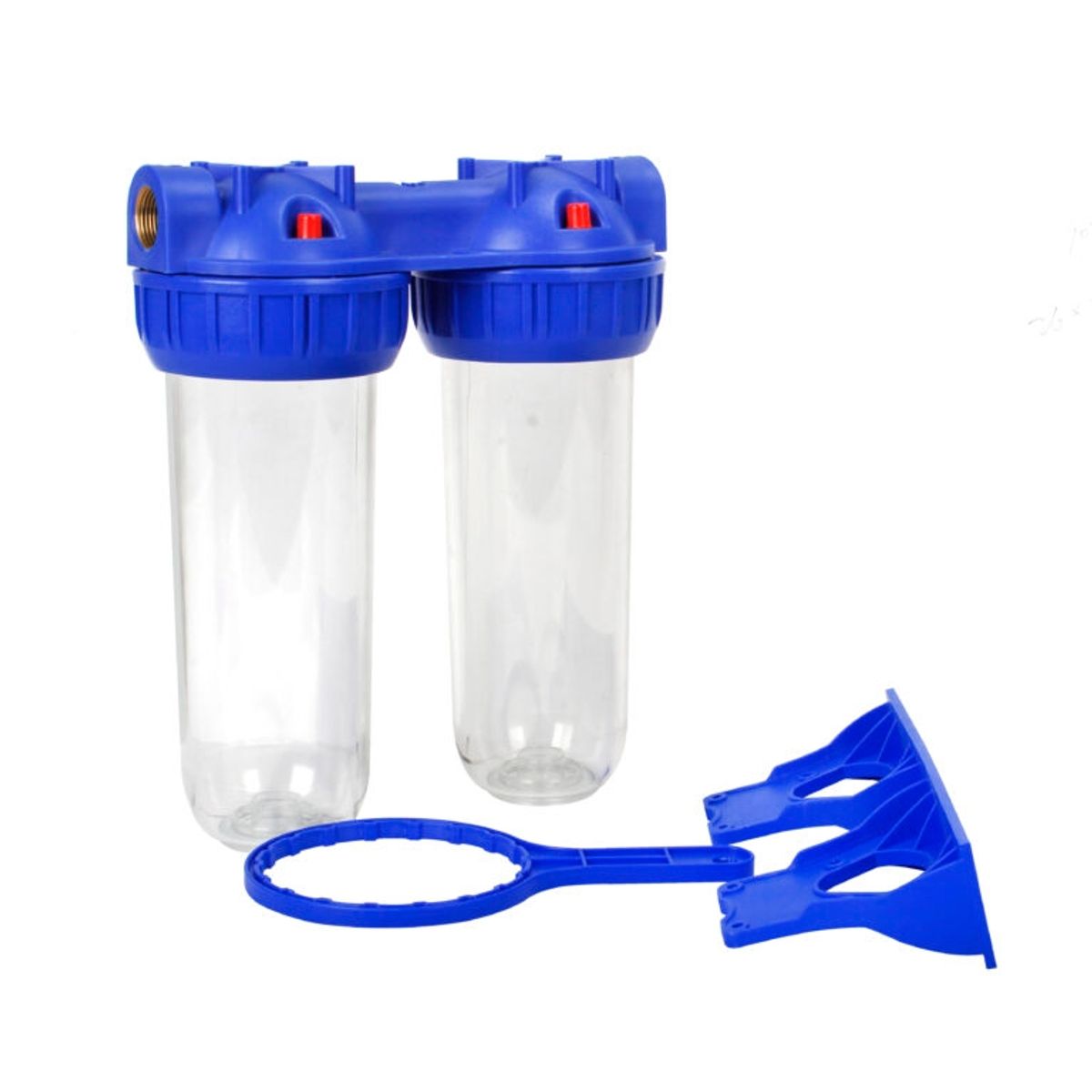 OSMOAQUA - Carcasa Porta Filtros Doble de Red MAX2