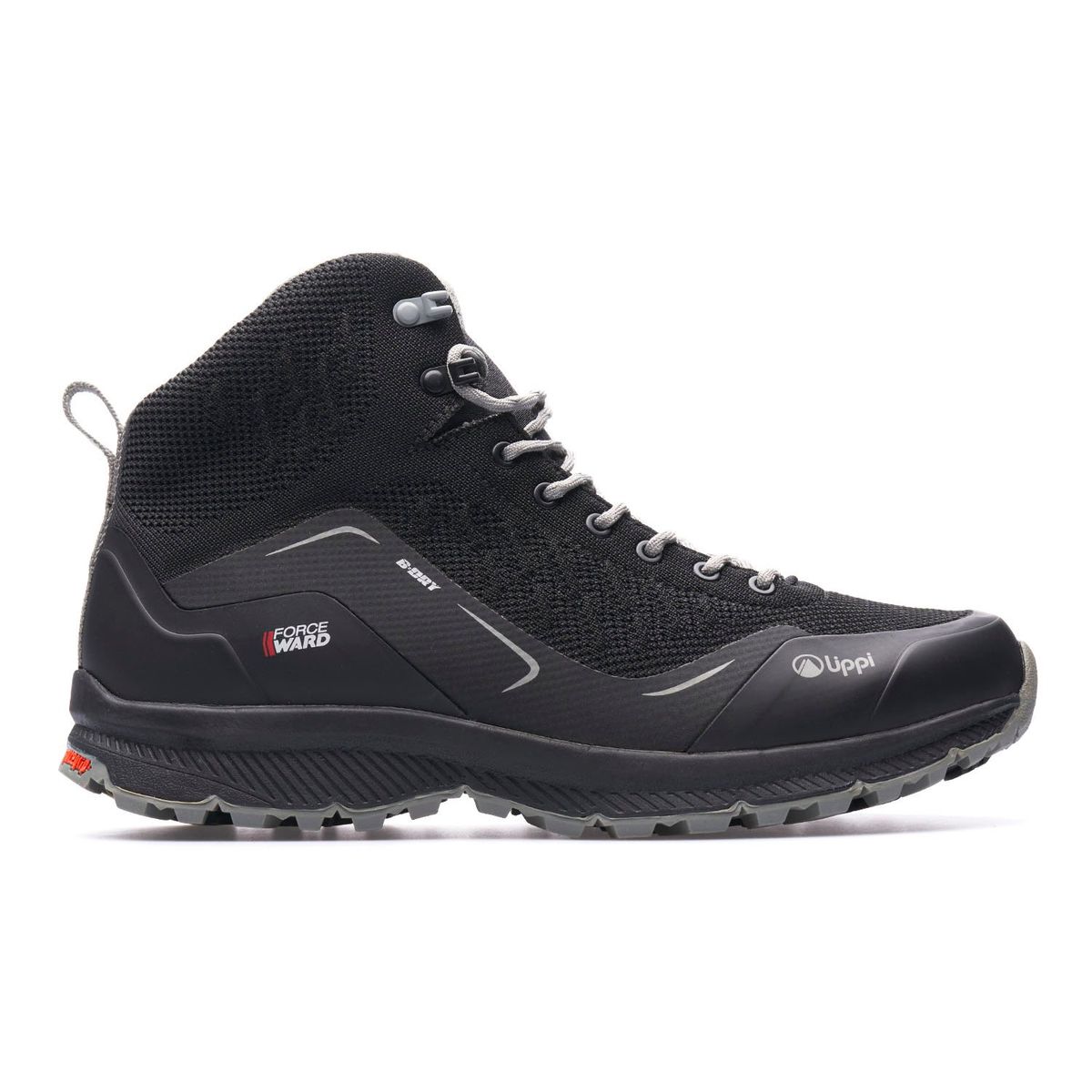 LIPPI - Botín Hombre Light Rock Mid II Negro Lippi