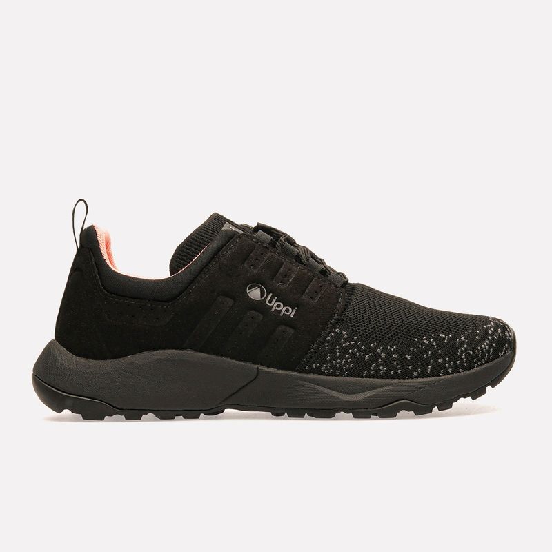 LIPPI - Zapatilla Mujer Wool Step City Black Coral Lippi