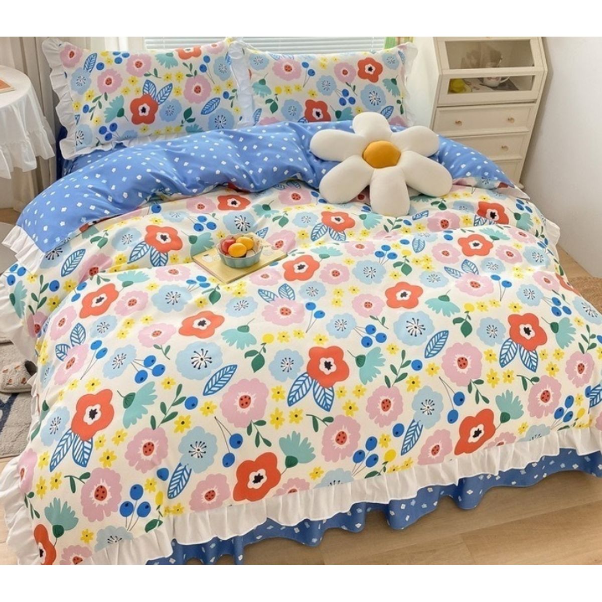 HOMER DESIGN - Set Ropa De Cama Sabanas funda De Plumon king hm14