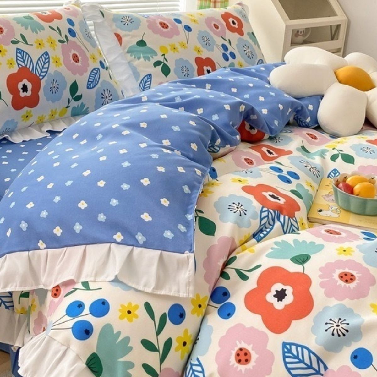 HOMER DESIGN - Set Ropa De Cama Sabanas funda De Plumon king hm14