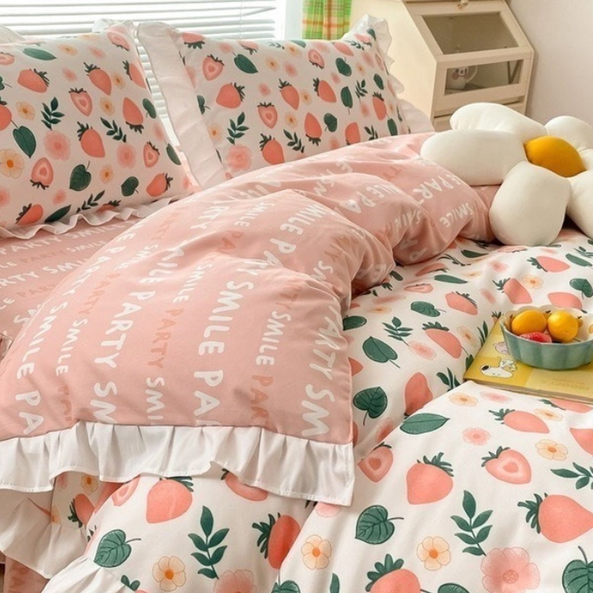 HOMER DESIGN - Set Ropa De Cama Sabanas funda De Plumon king hm15