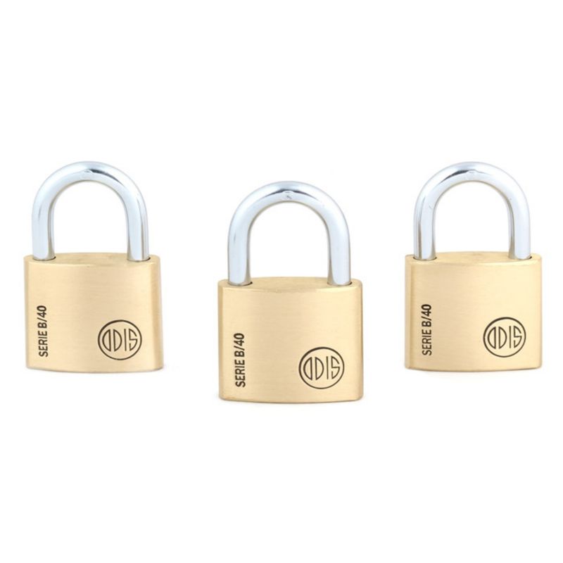 ODIS - Pack 3 Candados Odis B40 40mm - Llaves Iguales