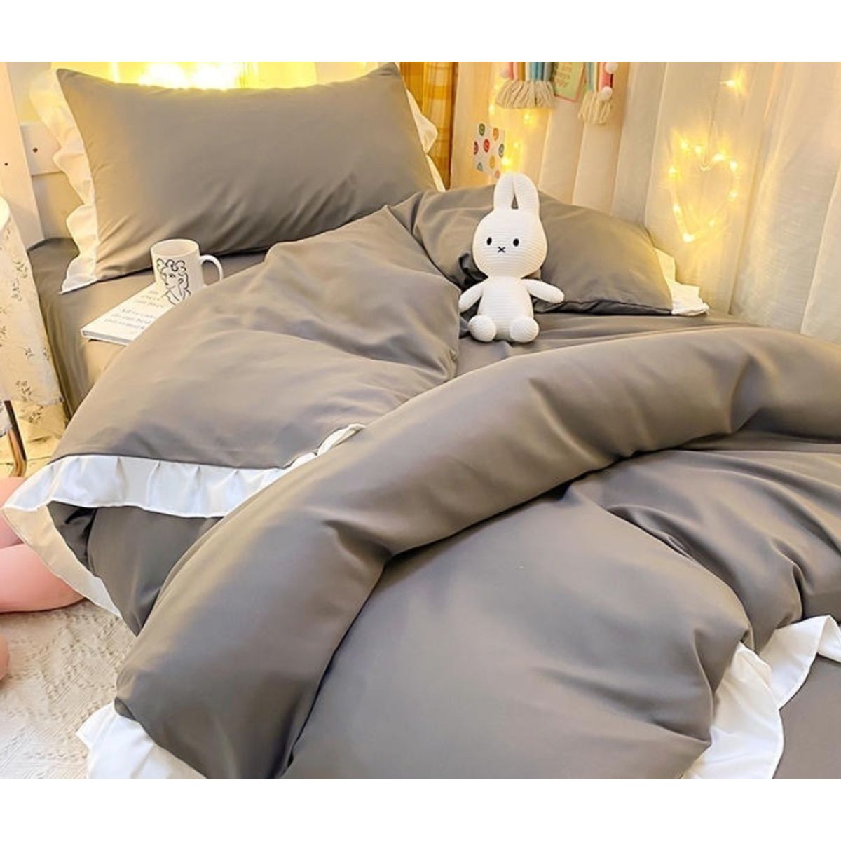 HOMER DESIGN - Set Ropa De Cama Sabanas funda De Plumon king hm17