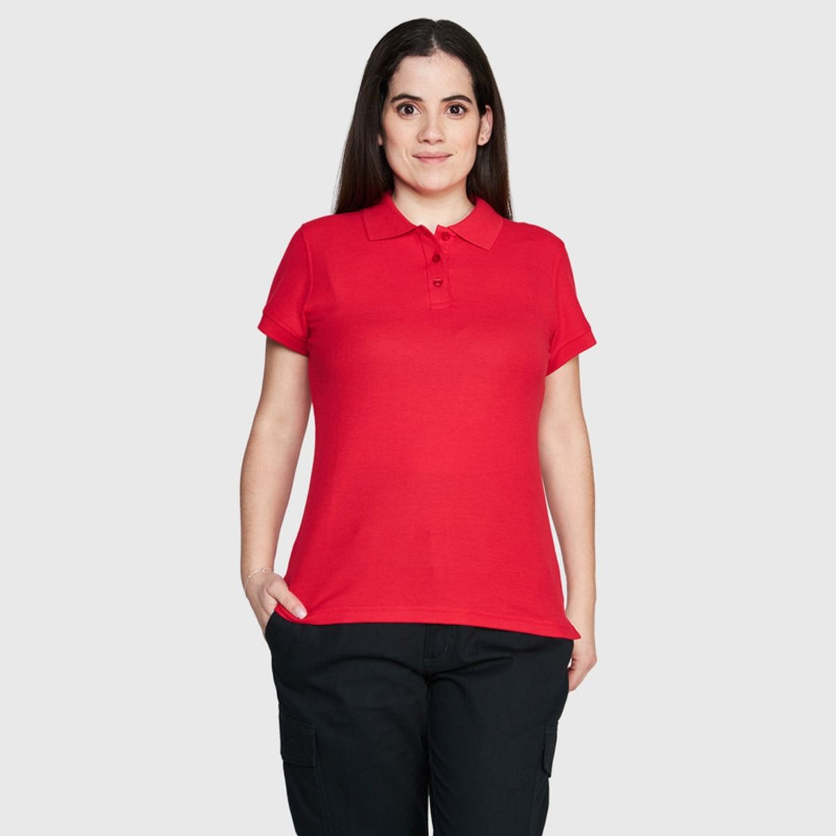 JAYSON - Polera Piqué TC 65/35 M/C Mujer_.