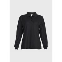 Polera Piqué TC 65/35 Manga Larga Mujer