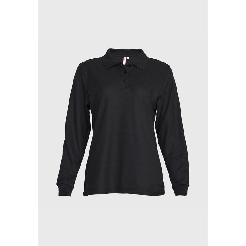 JAYSON - Polera Piqué TC 65/35 Manga Larga Mujer