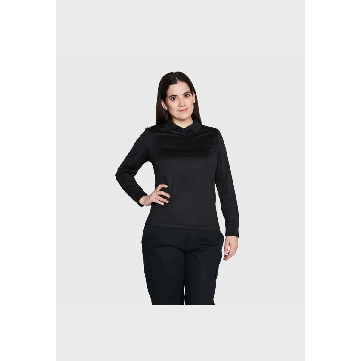 JAYSON - Polera Dry Fit Manga Larga Mujer