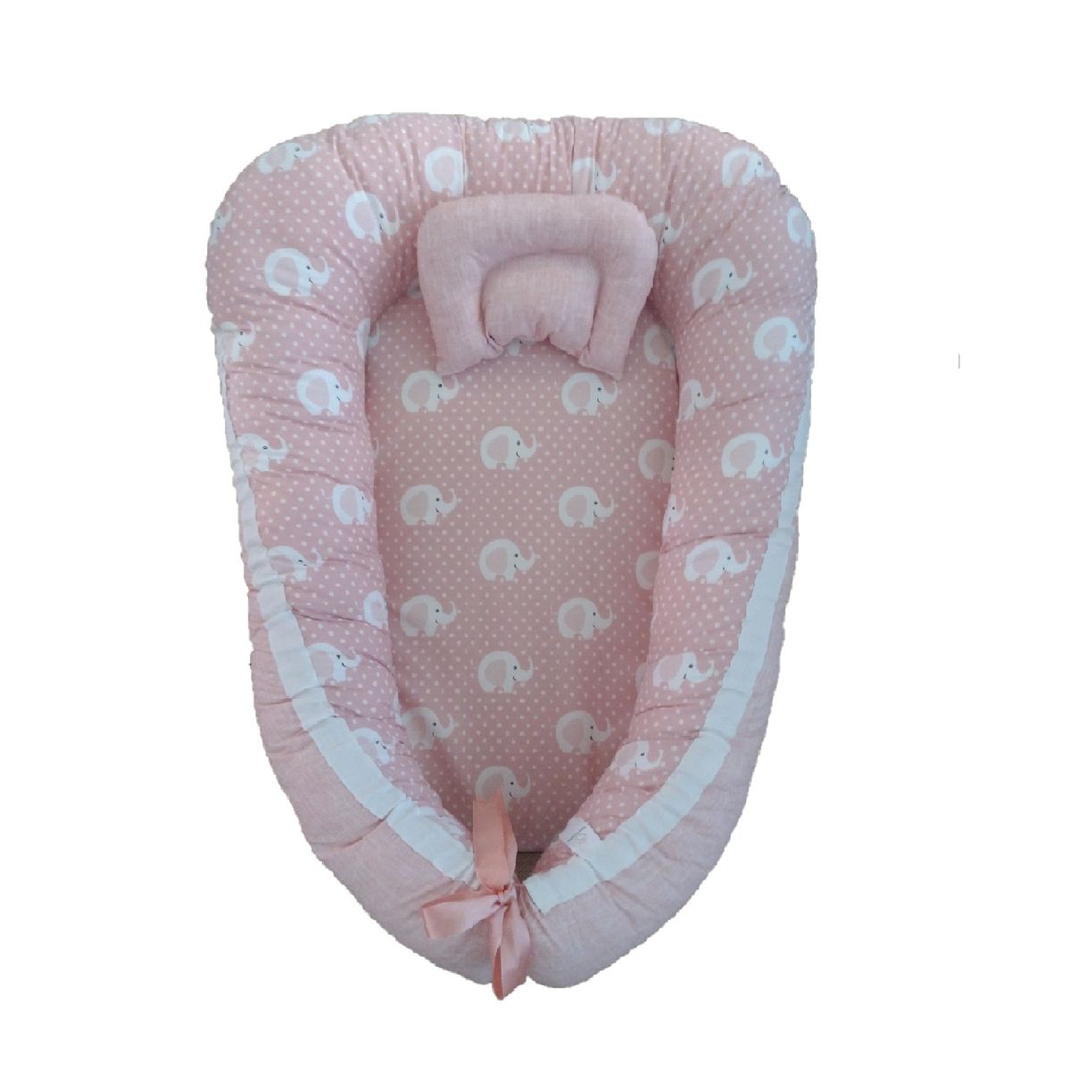 GENERICO - Nido Colecho Palo Rosa Elefante Blanco - Palo Rosa Jaspeado