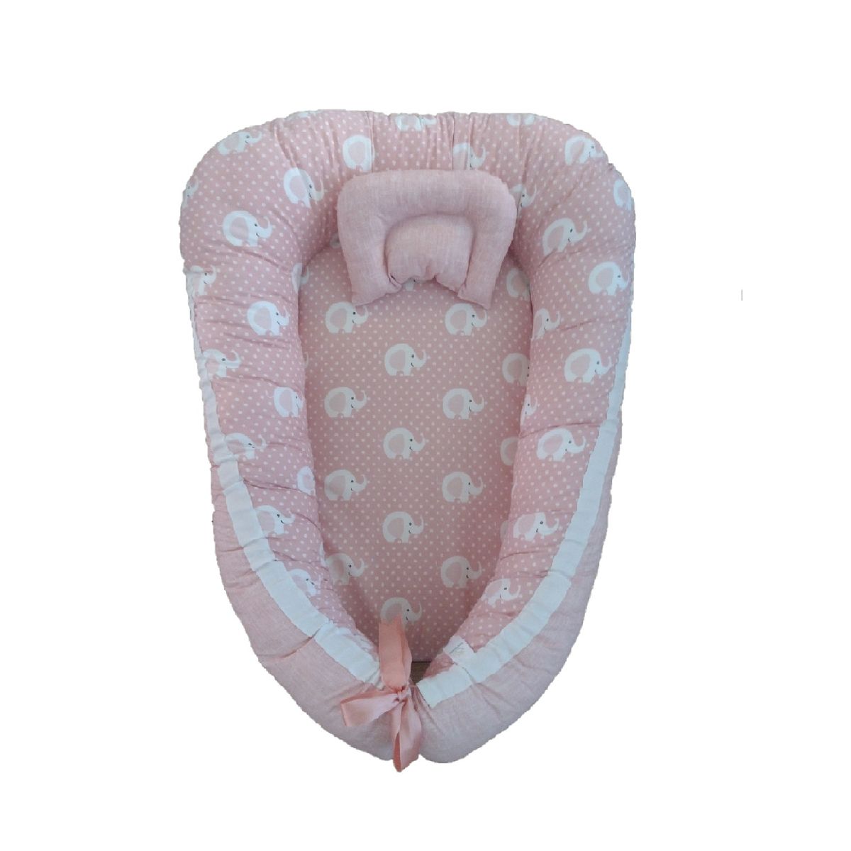 GENERICO - Nido Colecho Palo Rosa Elefante Blanco - Palo Rosa Jaspeado