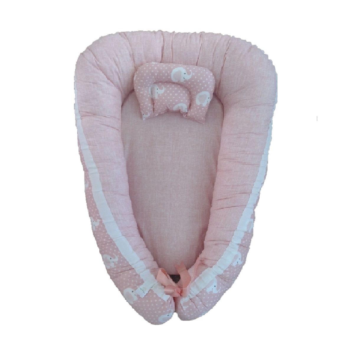 GENERICO - Nido Colecho Palo Rosa Elefante Blanco - Palo Rosa Jaspeado