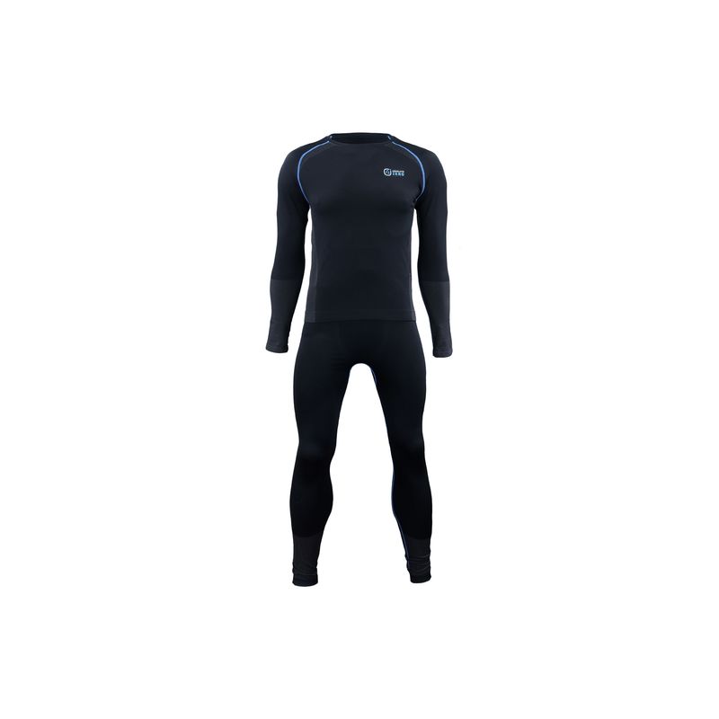 ABSOLUTE ZERO - Conjunto primera capa térmico spandex color negro ABSOLUTE ZERO