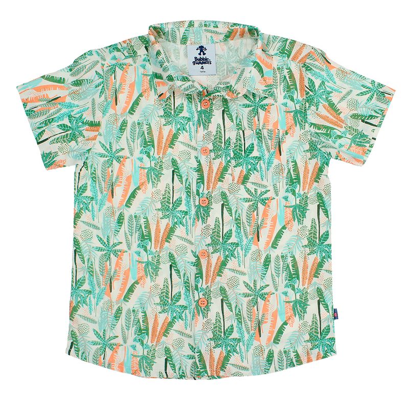 BUBBLE GUMMERS - CAMISA NIÑO BUBBLEGUMMERS ELEVATED NATURE MULTICOLOR