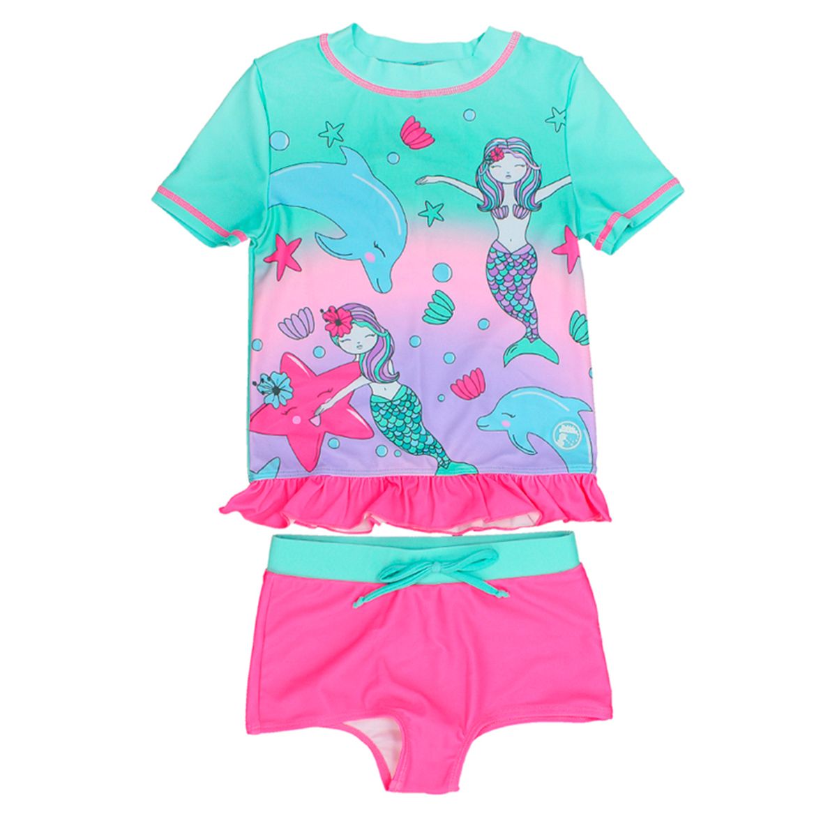 BUBBLE GUMMERS - Traje De Baño Niña Bubblegummers Aqua Park Fucshia