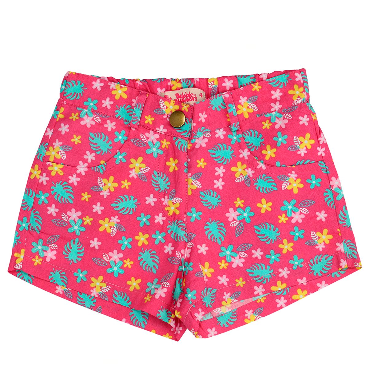 BUBBLE GUMMERS - Short Niña Bubblegummers Elevated Nature Fuchsia