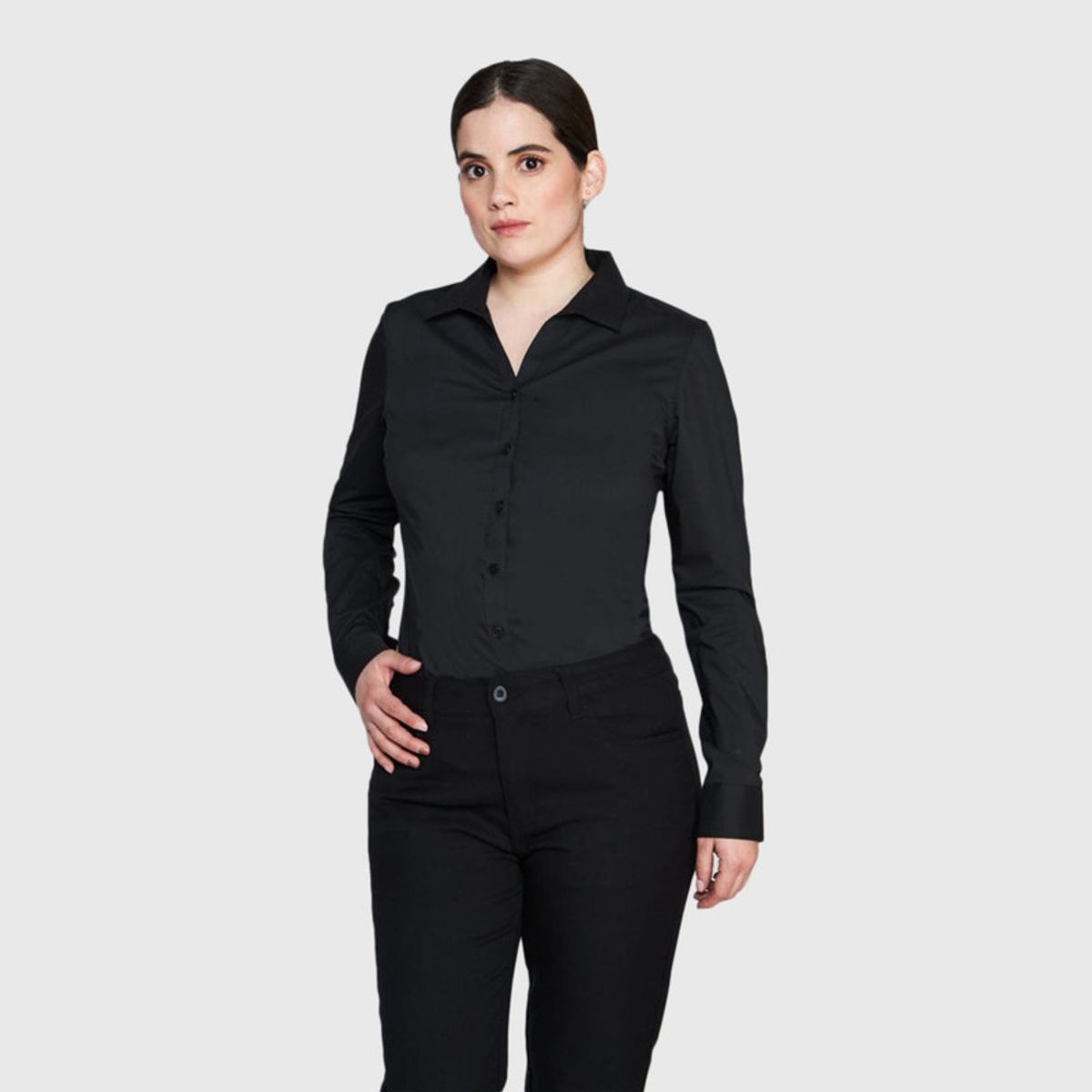 JAYSON - Blusa Trevira Cuello V M/L