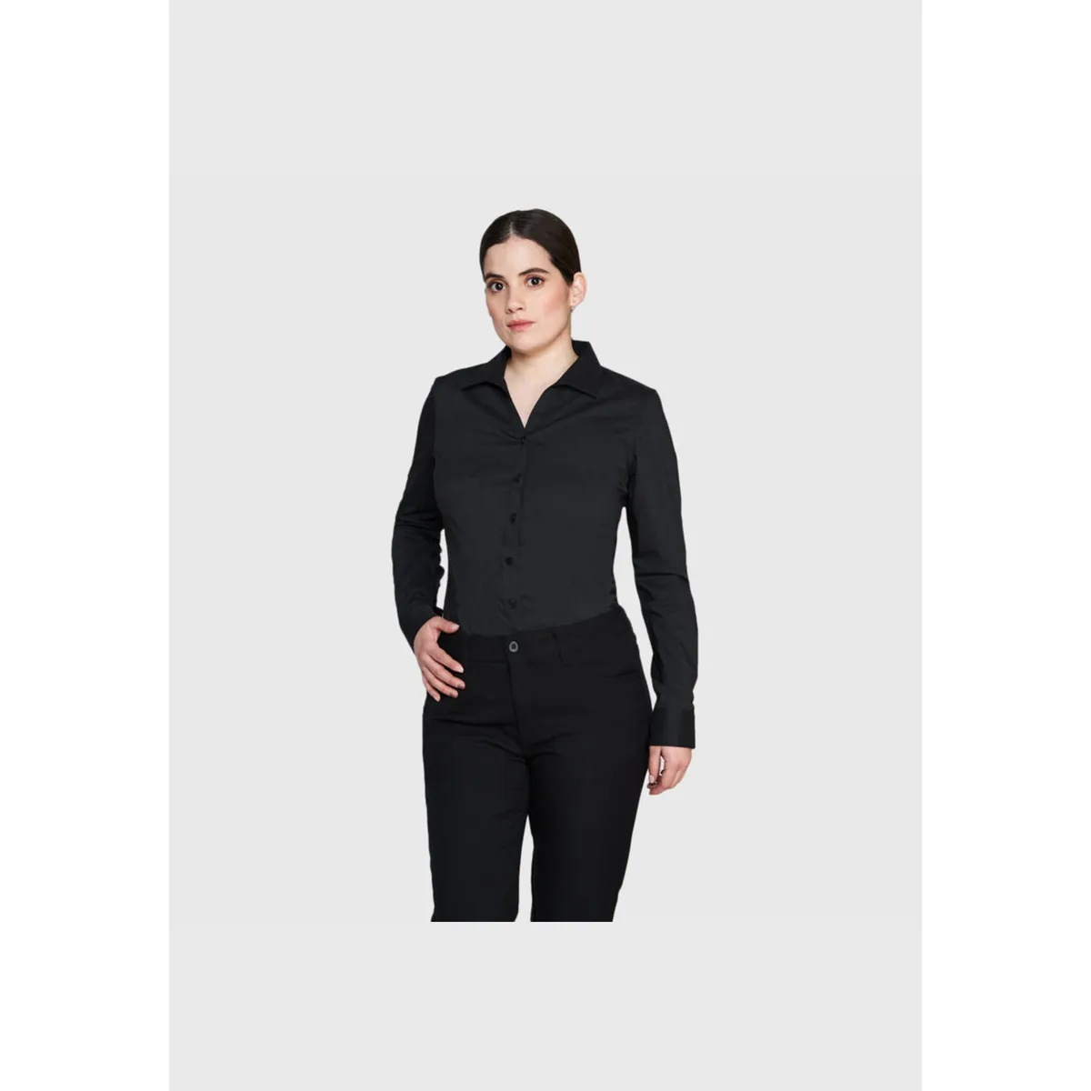 JAYSON - Blusa Trevira Cuello V M/L