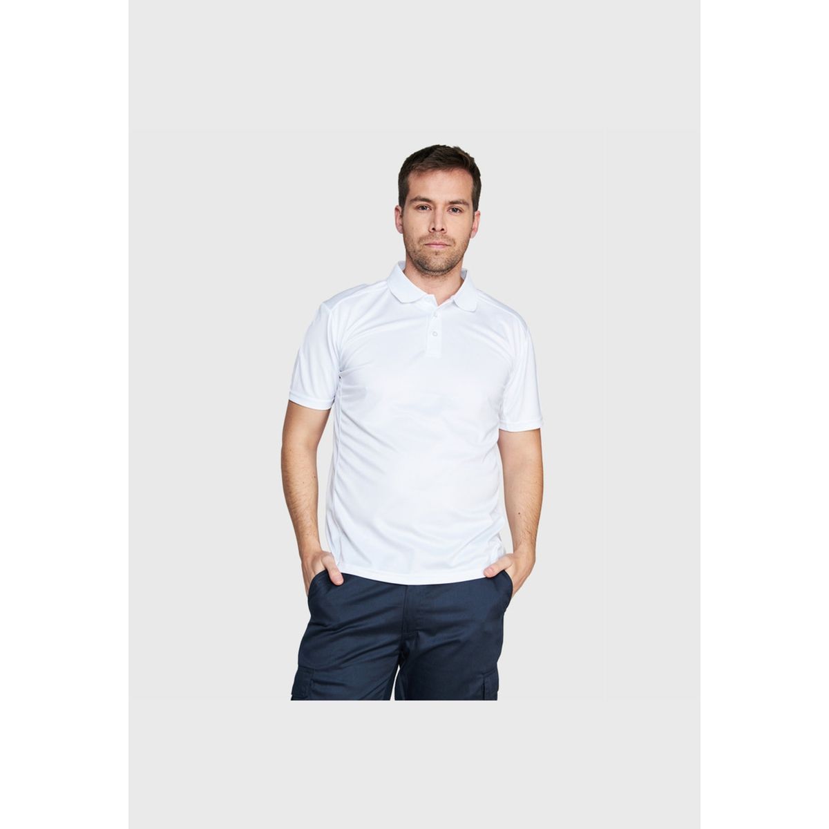 JAYSON - Polera Dry Fit Cuello Camisero M/C Hombre