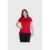 Polera Dry Fit Cuello Camisero M/C Mujer