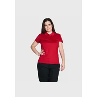 Polera Dry Fit Cuello Camisero M/C Mujer