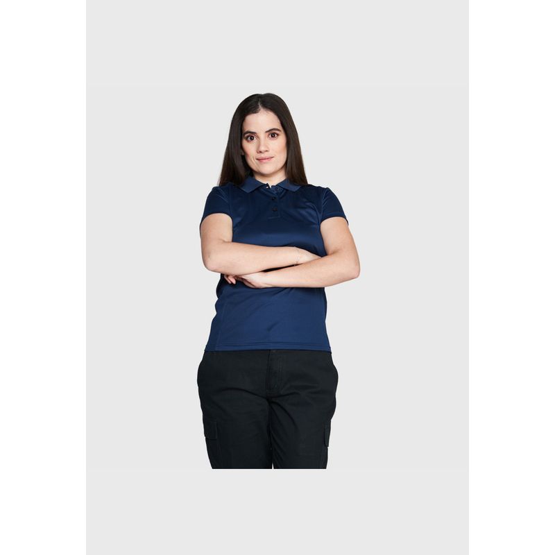 JAYSON - Polera Dry Fit Cuello Camisero M/C Mujer