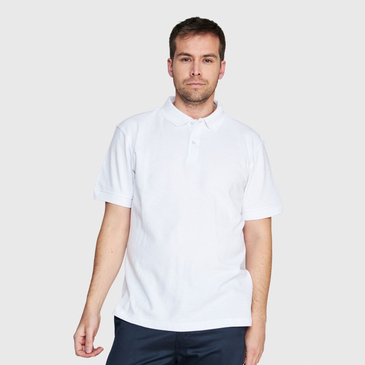 JAYSON - Polera Piqué 80/20 M/C Hombre