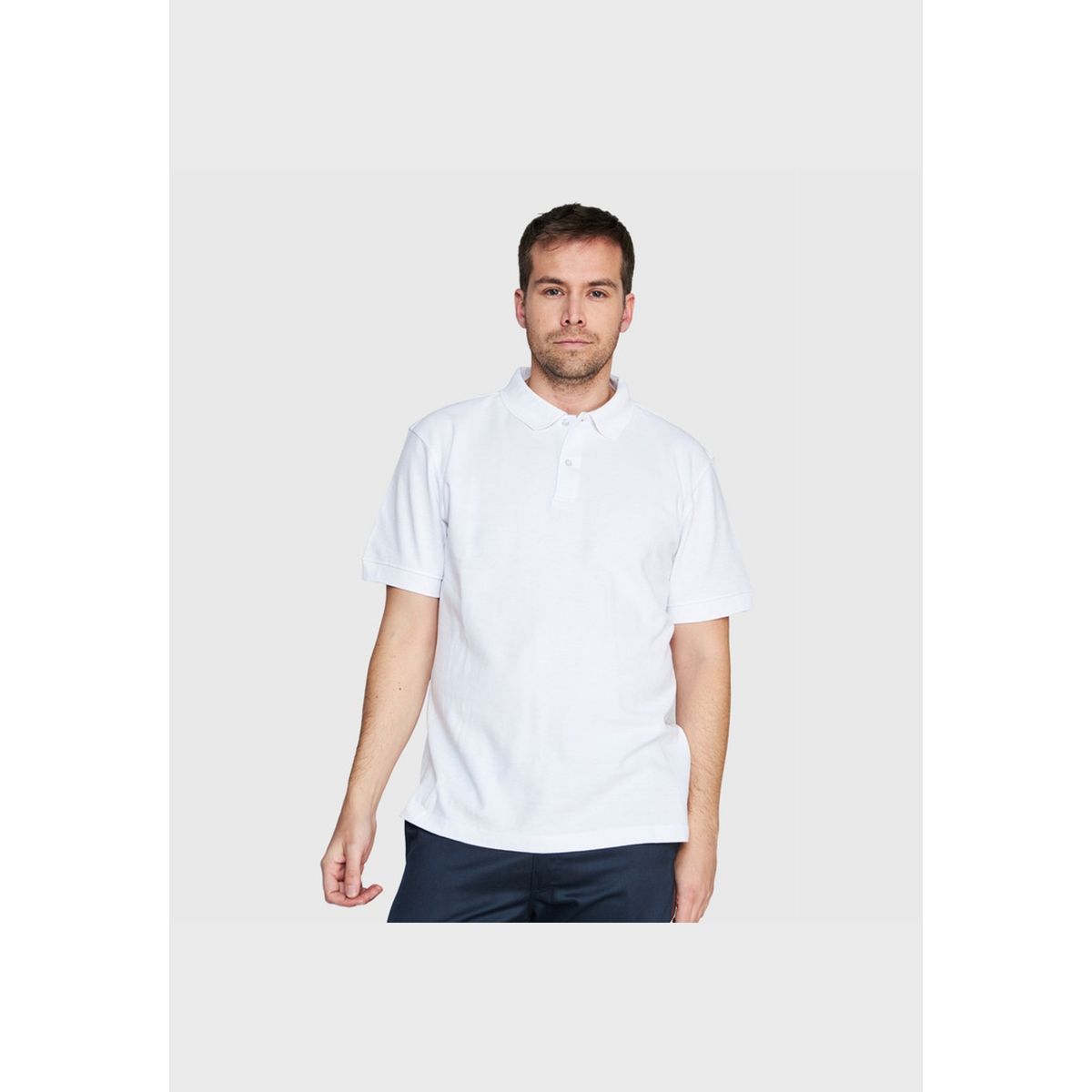 JAYSON - Polera Piqué 80/20 M/C Hombre