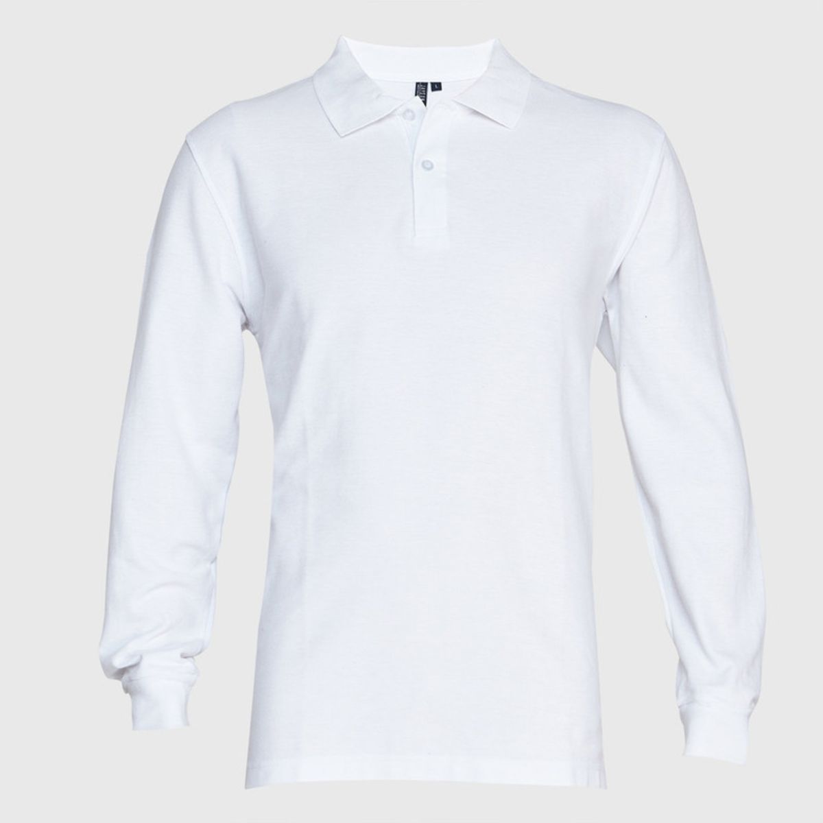 JAYSON - Polera Piqué 80/20 Manga Larga Hombre