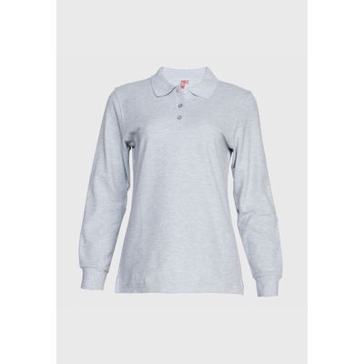 Imagen 2 del producto Polera Piqué 80/20 Manga Larga Mujer