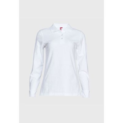 Imagen 2 del producto Polera Piqué 80/20 Manga Larga Mujer