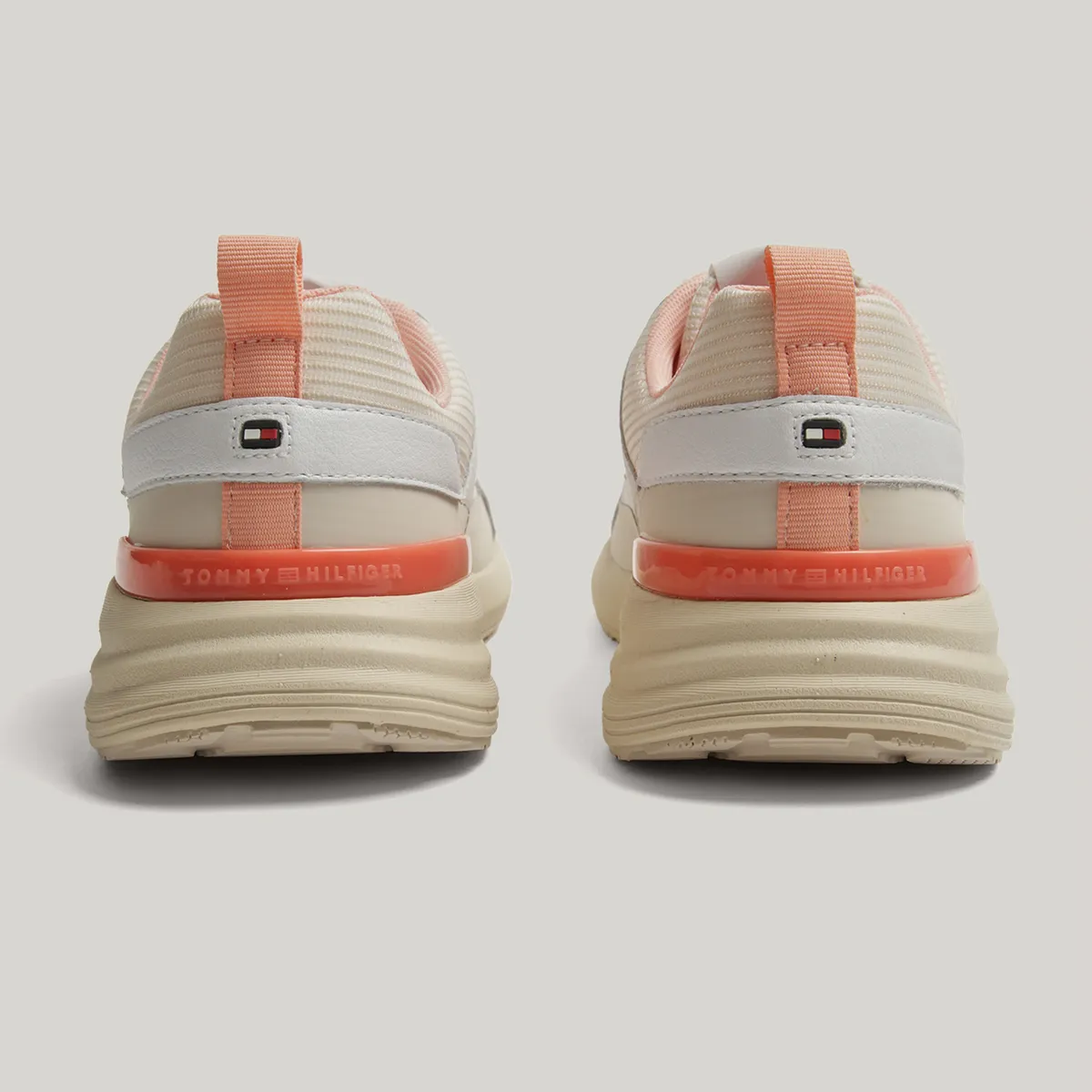 TOMMY HILFIGER - Zapatillas Running Mixed Blanco Tommy Hilfiger