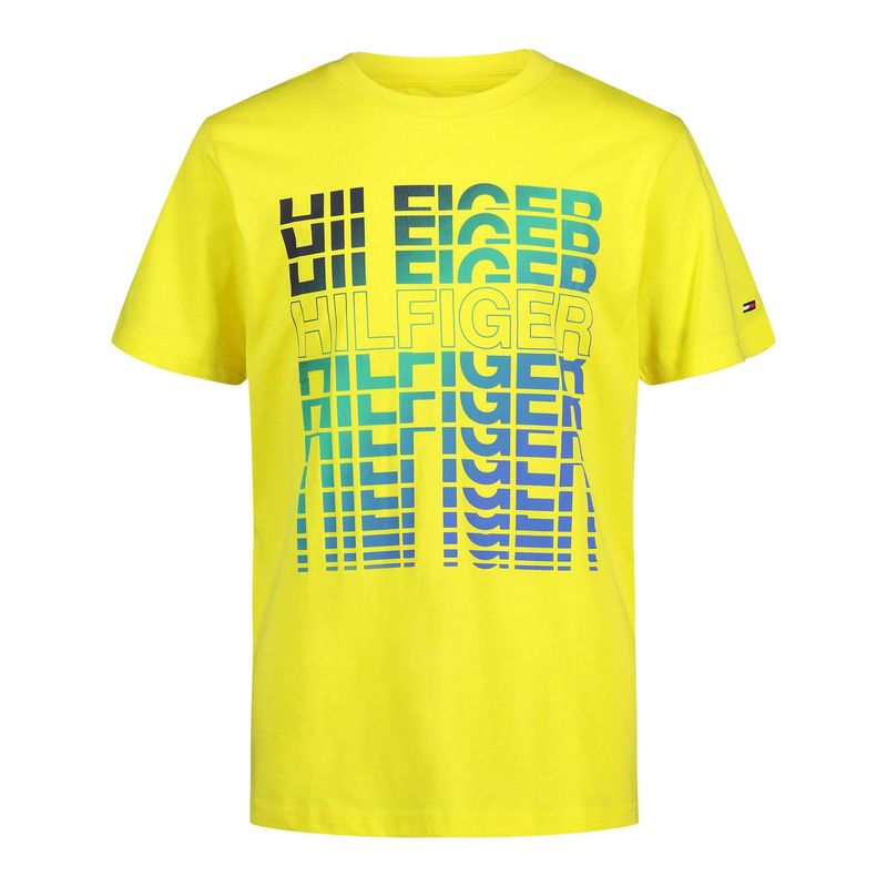 TOMMY HILFIGER - Polera Movie Logo Amarillo Tommy Hilfiger