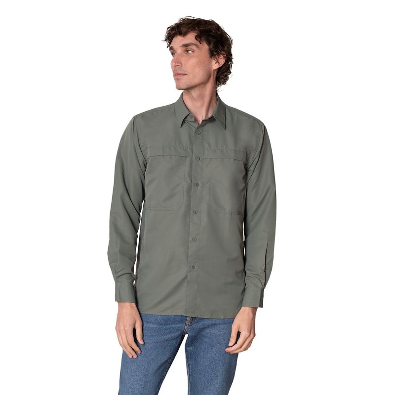 INDUSBORD - Camisa Outdoor Tactel Dry Ripstop Uv50 certificada Hombre.-