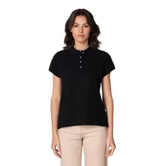 INDUSBORD - Polera Piqué Mujer Premium Manga Corta Protección UV