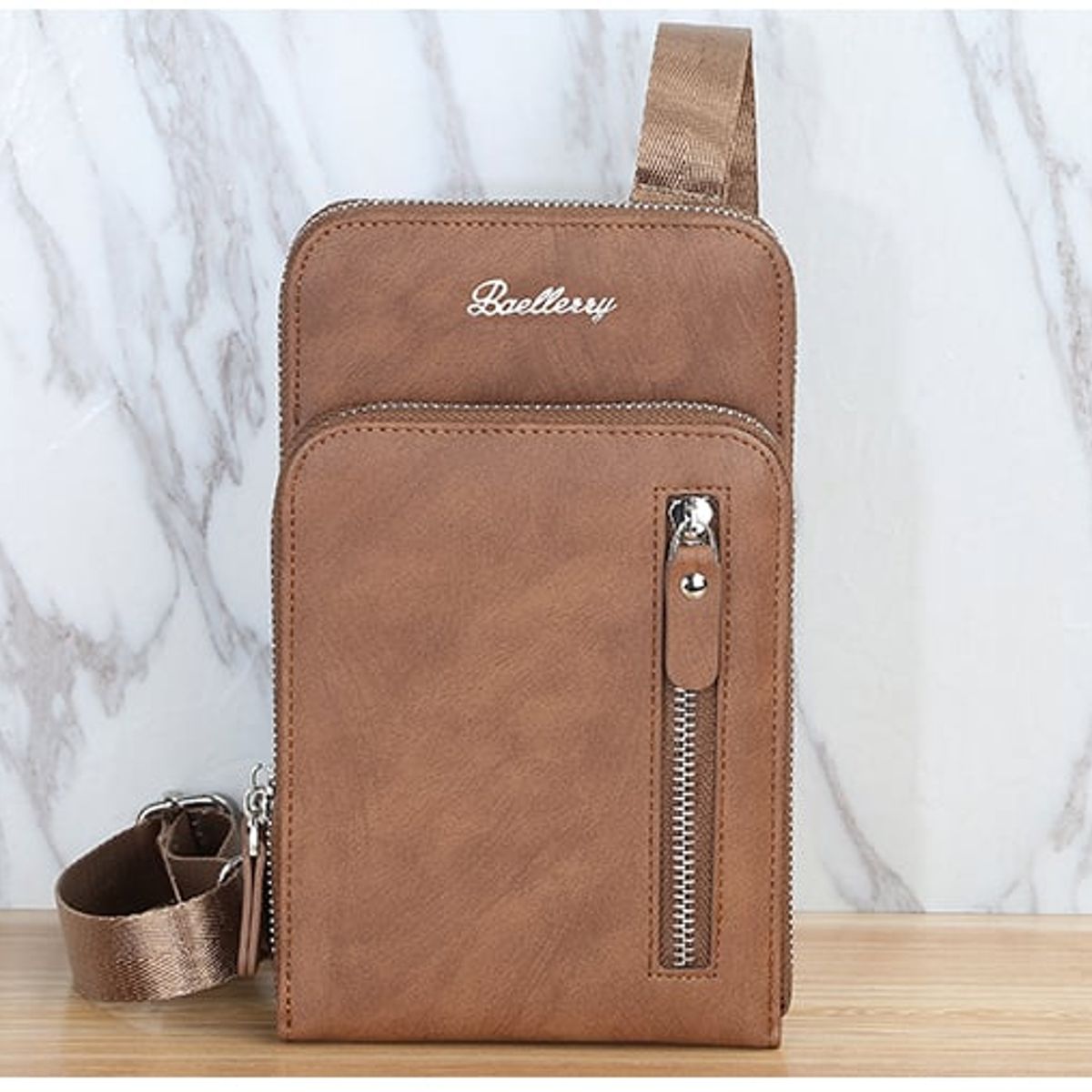 BAELLERRY - Bolso Pequeño Tipo Banano Cuero Pu Baellerry Mod Stan