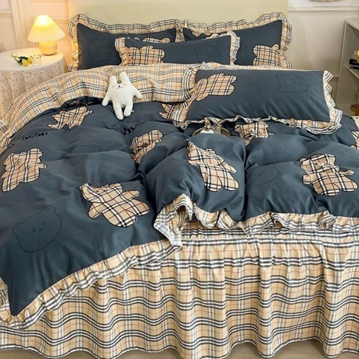 HOMER DESIGN - Set Ropa De Cama Sabanas +funda De Plumon 1.5 Plazas Jml2