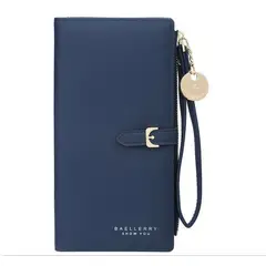 BAELLERRY - Billetera Larga Mujer De Cuero Pu Mod Buckle