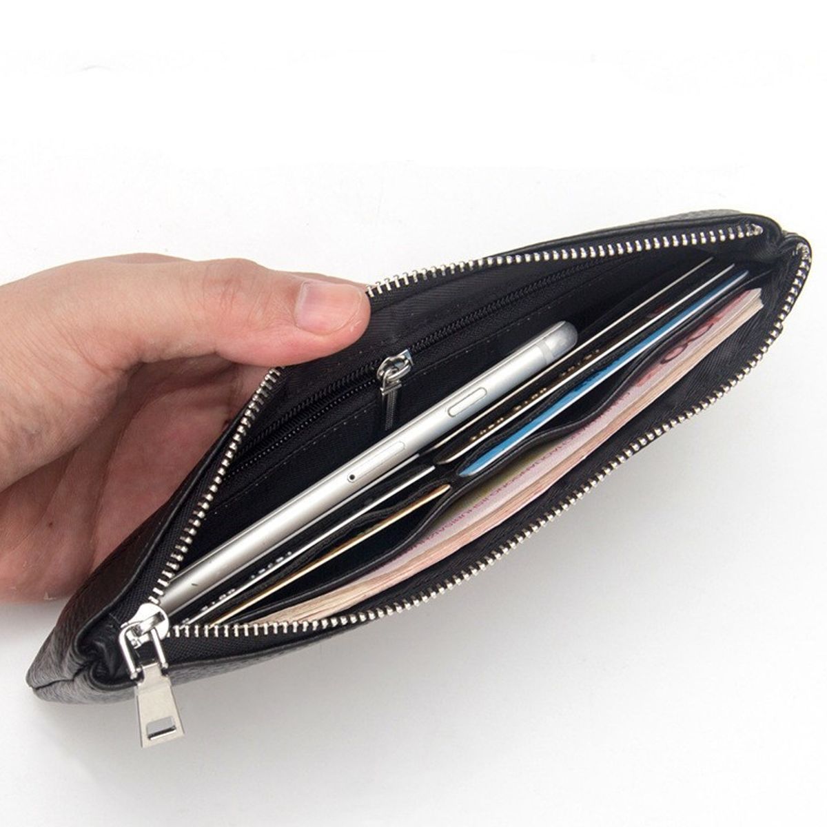 BAELLERRY - Estuche Porta Documentos Cuero Genuino Baellerry Mod Prima