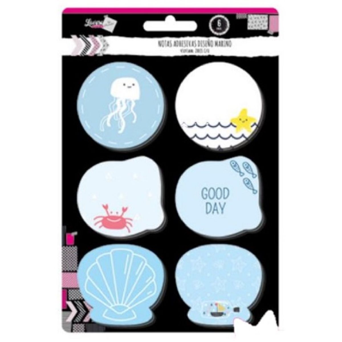 LAVORO - Notas adhesivas 45cm x 45cm 20hj diseño marino