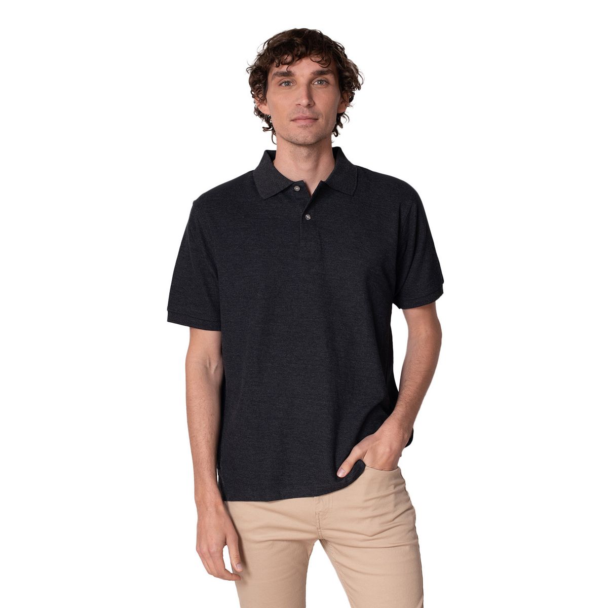 INDUSBORD - Polera hombre Piqué Premium Manga corta protección Uv50 Certificada Indusbord