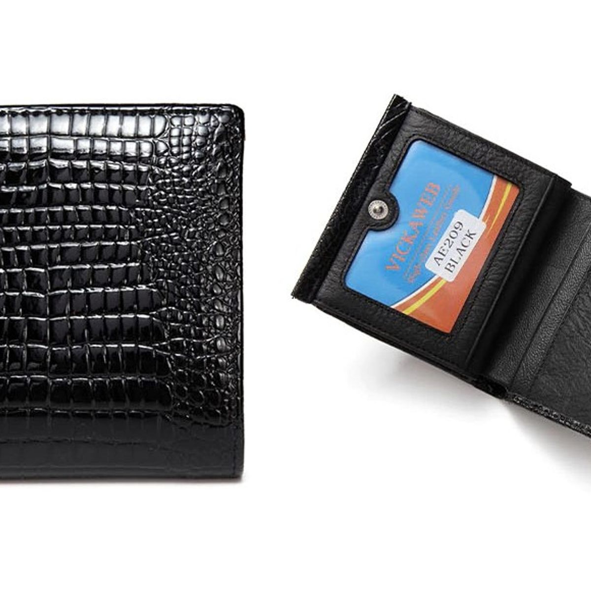 GENERICO - Billetera Corta Mujer Cuero Genuino Vickaweb Mod Sunset