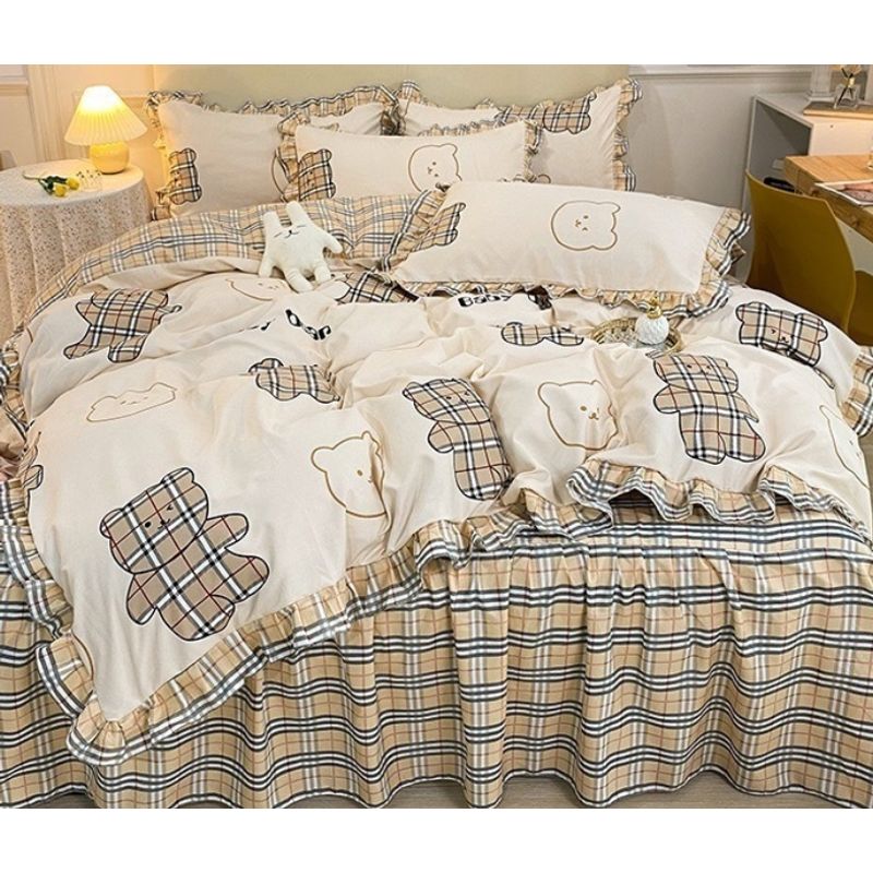 HOMER DESIGN - Set Ropa De Cama Sabanas +funda De Plumon 2 Plazas jml1