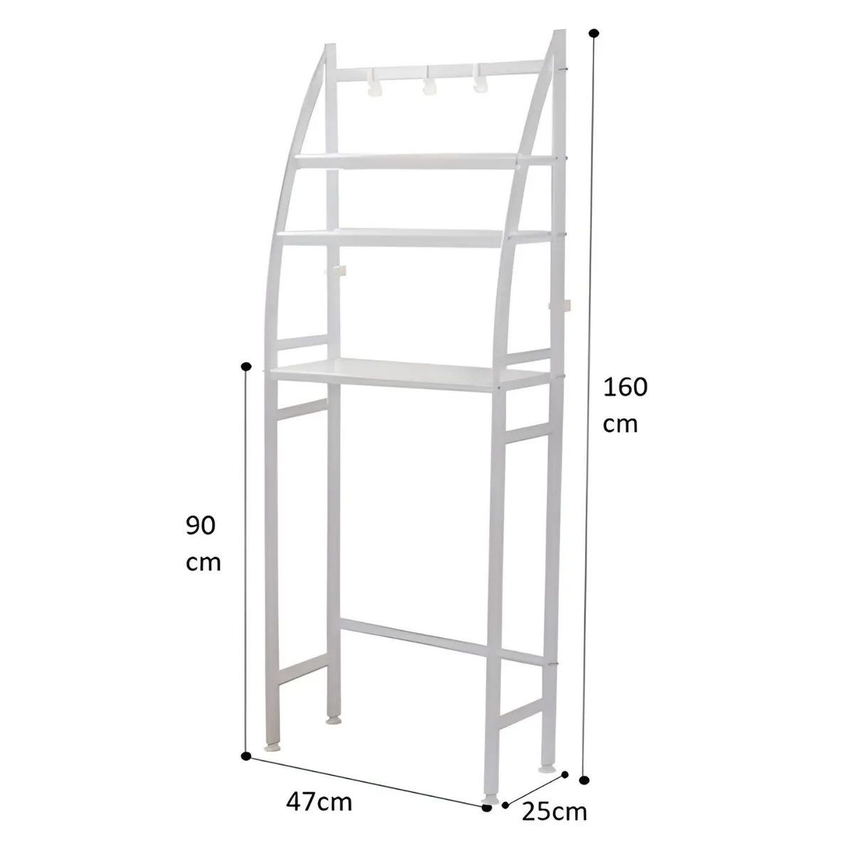 CRUSEC - Estante De Baño Organizador 3 Capas