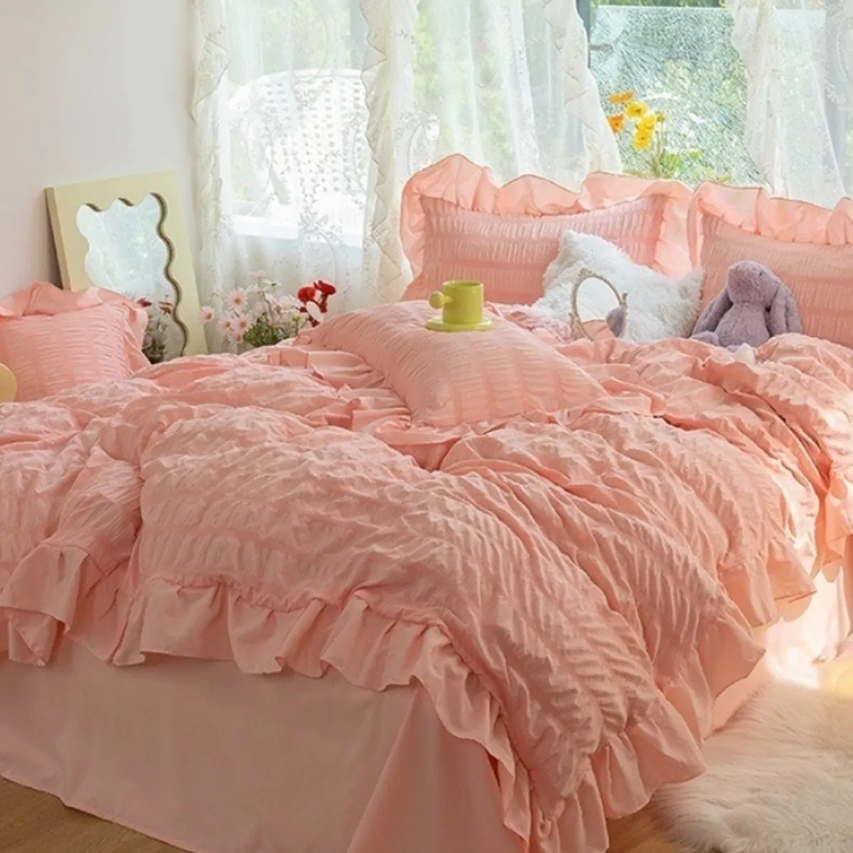 HOMER DESIGN - Set Ropa De Cama Sabanas +funda De Plumon 1.5 Plazas hspps3